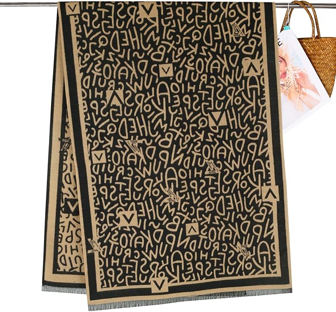EXTREE Scarfs for Women Pashmina Silky Shawl Wrap for Evening Dressing Blanket Open Front Poncho Cape
