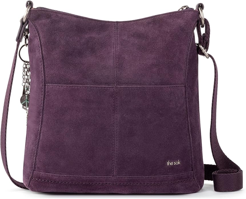 The Sak Lucia Crossbody Bag in Leather, Convertible Purse with Adjustable Strap