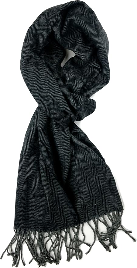 Plum Feathers Super Soft Luxurious Cashmere Feel unisex for Men and Women Winter Scarf