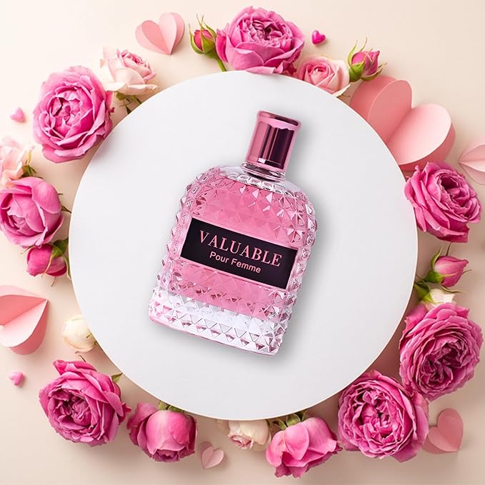 Valuable Women Perfume–Bold & Sophisticated Scent Eau De Parfum With Citrus,Spice,And Woody Notes Long Lasting Natural Spray Fragrance 3.4 Fl Oz