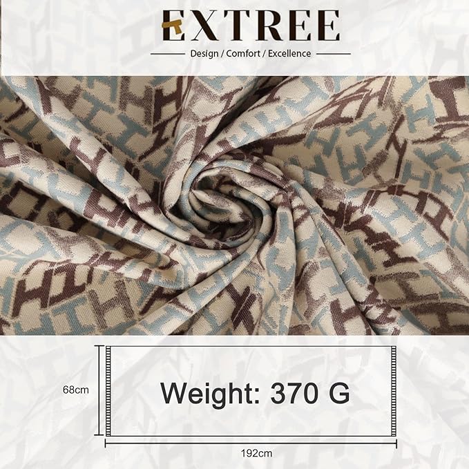 EXTREE Scarfs for Women Pashmina Silky Shawl Wrap for Evening Dressing Blanket Open Front Poncho Cape