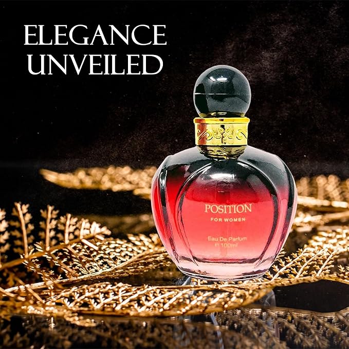 Position Women Perfume–Bold & Sophisticated Scent Eau De Parfum With Citrus,Spice,And Woody Notes Long Lasting Natural Spray Fragrance 3.4 Fl Oz