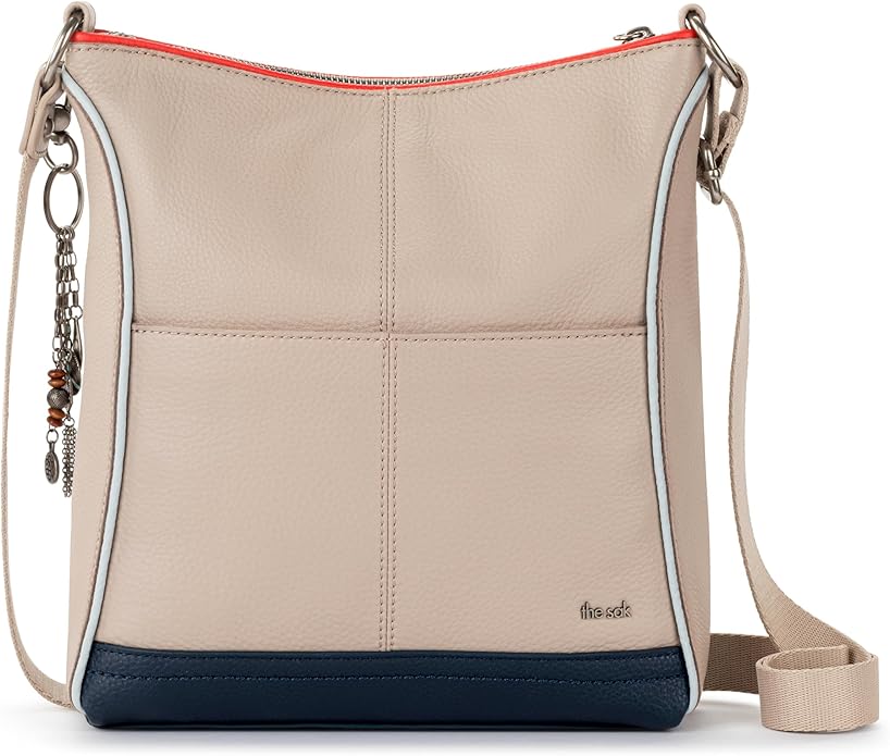The Sak Lucia Crossbody Bag in Leather, Convertible Purse with Adjustable Strap