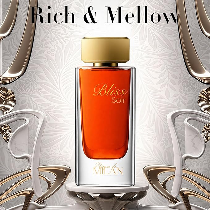 BLISS SOIR, Women Cologne, Long Lasting EDP, Passionate Allure & Luxurious Elegance, Daily Fragrance for Women, 3.4 Fl Oz