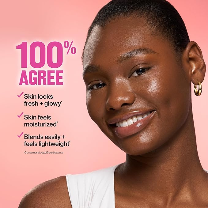 Revlon Glimmer Tinted Moisturizer Stick for Face, Lightweight Foundation, Hydrating Skincare-Infused Makeup, 160 160, 0.31 oz
