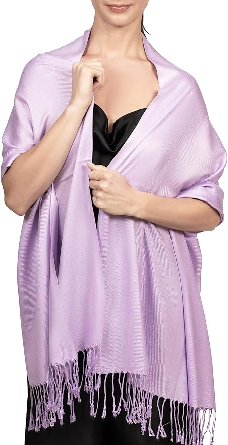 Achillea Soft Silky Pashmina Scarf for Women – Shawl Wrap for Evening Dresses, Bridesmaids, Weddings & Everyday Wear