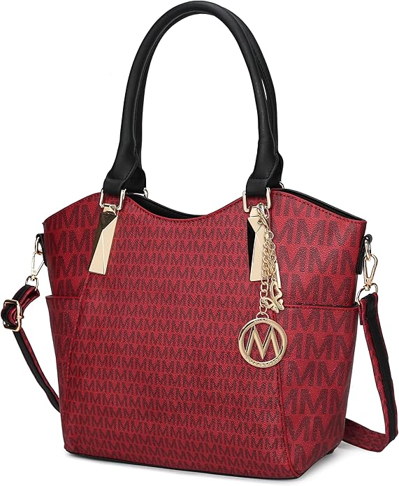 MKF Collection Tote Bag for Women Vegan Leather Shoulder Bag – Top-Handle Purse, Ladies Handbag by Mia K