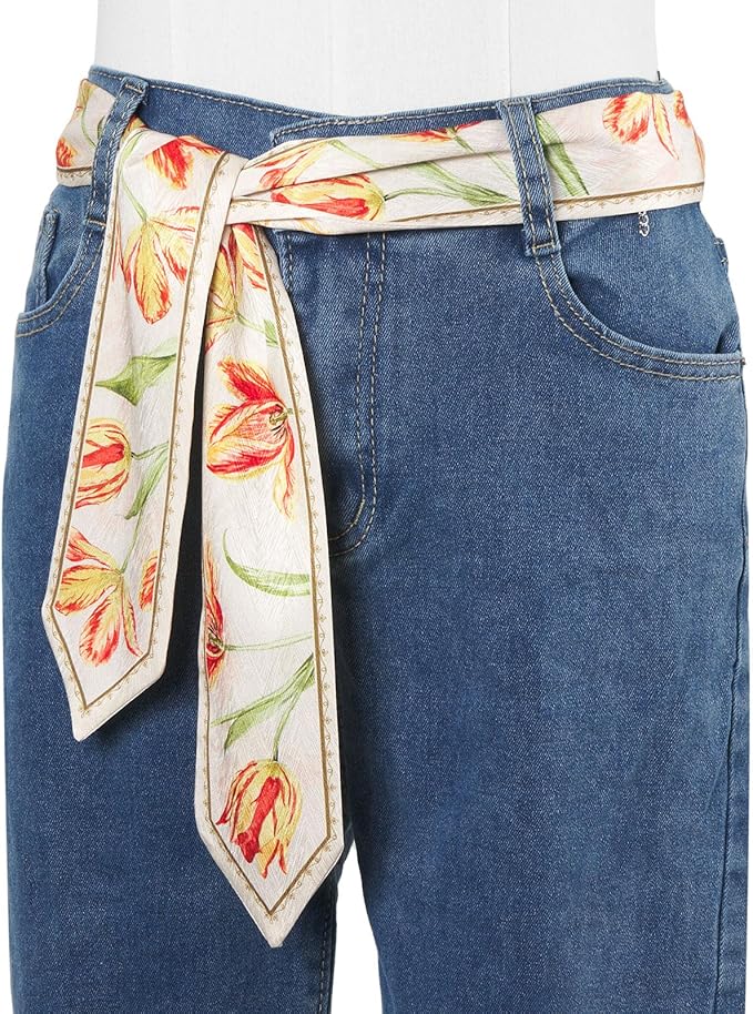 1 Pack Purse Scarf Handbags Skinny Twill Hair Scarves Narrow Neck Scarf Band Women Fashion Accessories Bag Charms