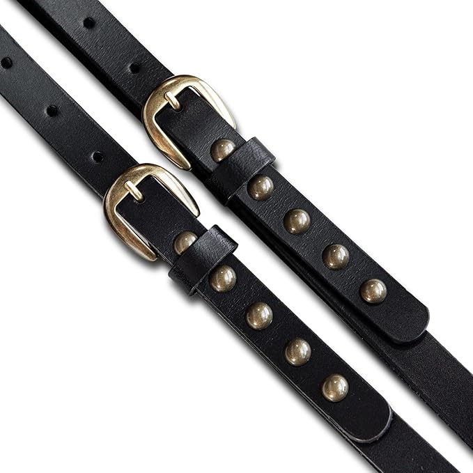 Lucky Brand womens Studded Leather Belt | Stylish | Classic | Modern | Jeans | Pants | Skirt | Dress