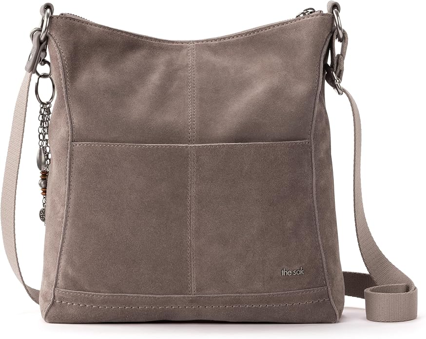 The Sak Lucia Crossbody Bag in Leather, Convertible Purse with Adjustable Strap