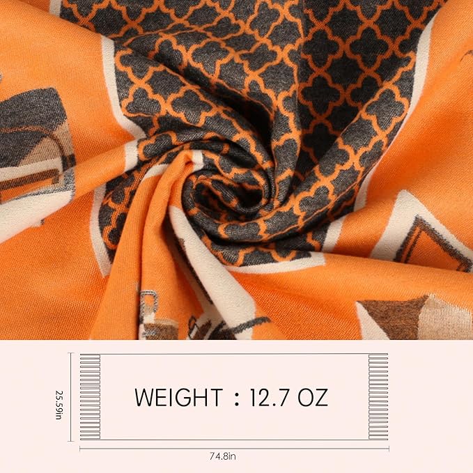 EXTREE Scarfs for Women Pashmina Silky Shawl Wrap for Evening Dressing Blanket Open Front Poncho Cape