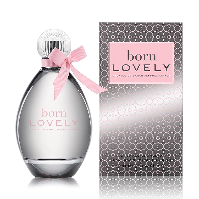 Born Lovely by SJP - Lush, Sweet, Elegant Amber Floral Eau De Parfum Spray Fragrance for Women - Mandarin, Peony, Honeysuckle, and Freesia - Intense, Long Lasting Scent - 3.4 oz