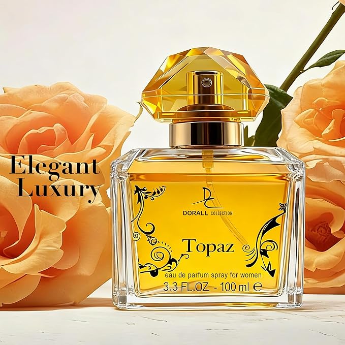 Topaz, Perfume for Women, Long Lasting EDP, Feminine Scent, Delicate Fragrances for Women, Day to Night Wear, 3.4 Fl Oz