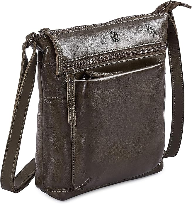 Real Leather Purse for Women Crossbody Bag Travel Shoulder Handbag Small Vintage Pocketbook | Real Leather, Travel, Shoulder, Small, Vintage