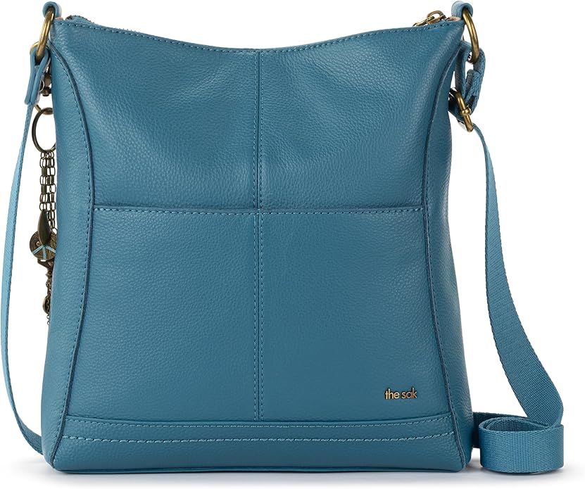 The Sak Lucia Crossbody Bag in Leather, Convertible Purse with Adjustable Strap
