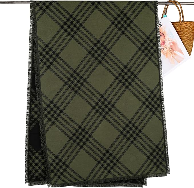 EXTREE Scarfs for Women Pashmina Silky Shawl Wrap for Evening Dressing Blanket Open Front Poncho Cape