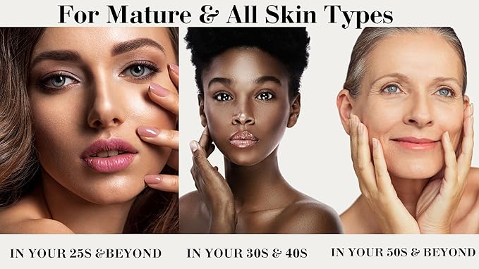 Retinol Night Serum Complex Anti-Aging Facial Serum Firms Face & Neck Hyaluronic Acid, Niacinamide, Collagen, C & E, Glycolic Acid, Squalane Deep Moisturizing Skin Care for Women 1.7 fl oz