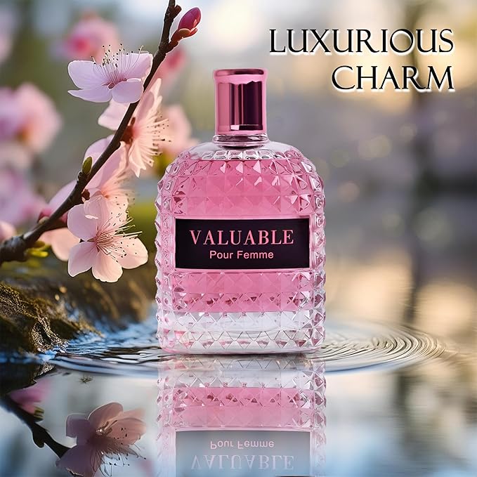 Valuable Women Perfume–Bold & Sophisticated Scent Eau De Parfum With Citrus,Spice,And Woody Notes Long Lasting Natural Spray Fragrance 3.4 Fl Oz