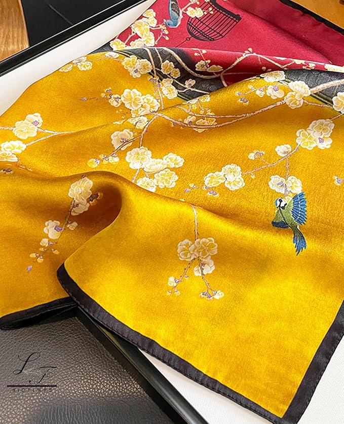 Satin Bandanas Head Scarf For Women Hair Scarves Accessories Lightweight Fashion Wrap Neck Silk Sleeping Headscarf