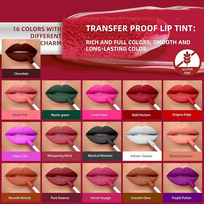 Matte Liquid Lipstick – Long-Lasting High Pigment Nude Pink Lip Color, Soft-Matte Finish, Long-Wearing, Lightweight & Comfortable, Smooth Application & Non-Transfer (Nude Pink)
