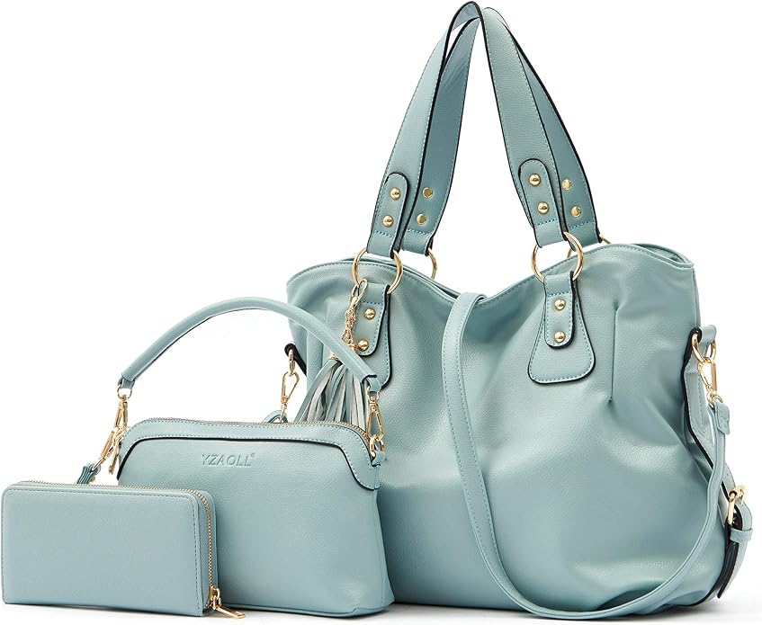 Women Large Crossbody Bags Ladies Satchel Shoulder Handbags Purse and Wallet Set for Women Totes Hobo Purses