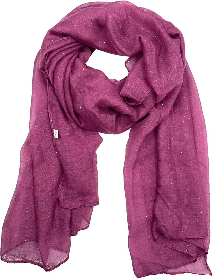 woogwin Women's Cotton Scarves Lady Light Soft Fashion Solid Scarf Wrap Shawl