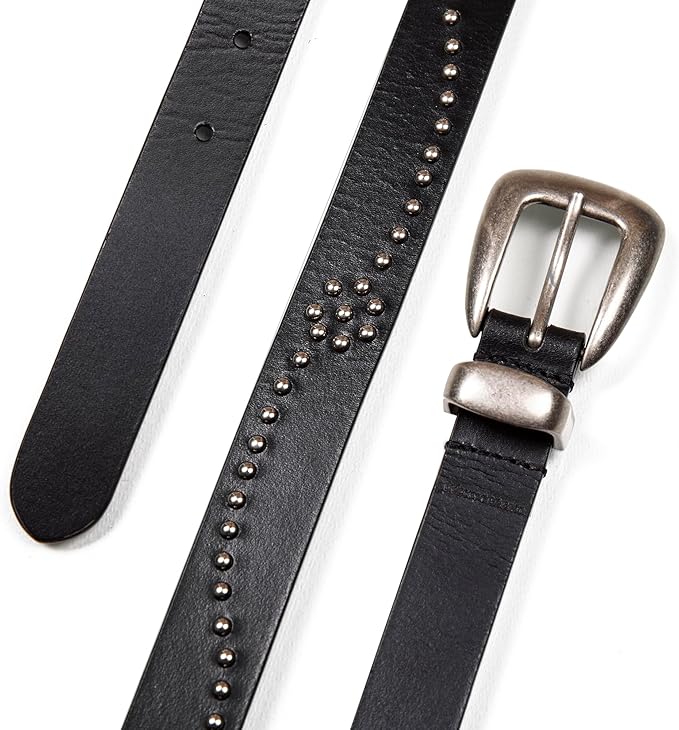 Lucky Brand Women's Western-Inspired Leather Belt | Classic | American Heritage | Casual | Vintage | Cowboy