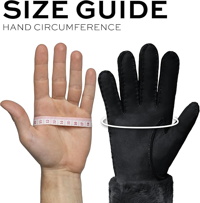 UGG womens Turn Cuff Water Resistant Sheepskin Gloves