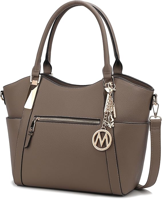 MKF Collection Tote Bag for Women Vegan Leather Shoulder Bag – Top-Handle Purse, Ladies Handbag by Mia K