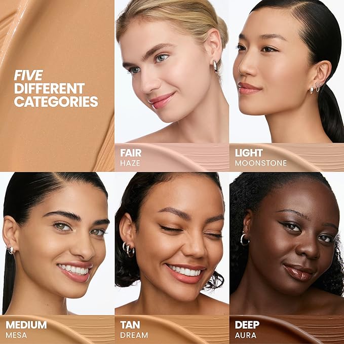 Wonderskin Hyper Bond All-Day Stay Serum Foundation – Waterproof, Transfer-Proof, 24HR Longwear Face Makeup with Niacinamide & Hyaluronic Acid – Lightweight, Natural Finish (Energy)