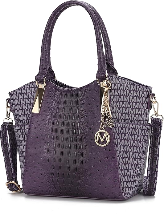MKF Collection Tote Bag for Women Vegan Leather Shoulder Bag – Top-Handle Purse, Ladies Handbag by Mia K