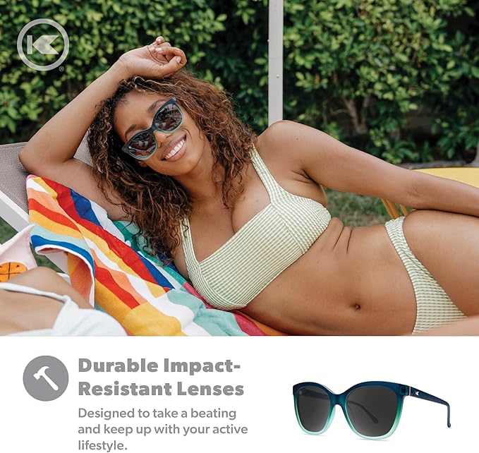 Knockaround Deja Views Polarized Sunglasses for Women & Men - Trendy Sunglasses - UV400 Protection