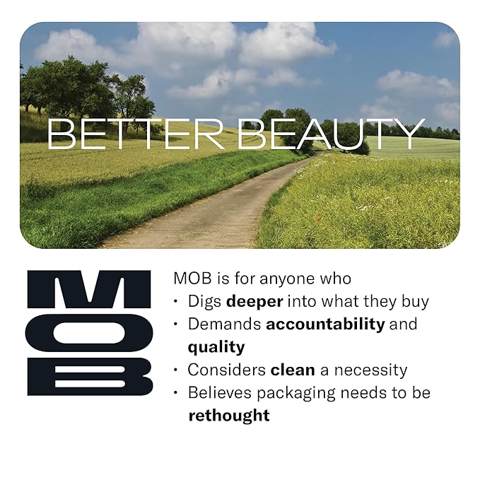 MOB Beauty Eyeshadow M6 Matte Warm Beige – Essential Everyday Neutral Shade for Natural Wash of Color, Talc-Free Vegan Cruelty-Free Skincare Infused Long Wear Sustainable Refillable Compact