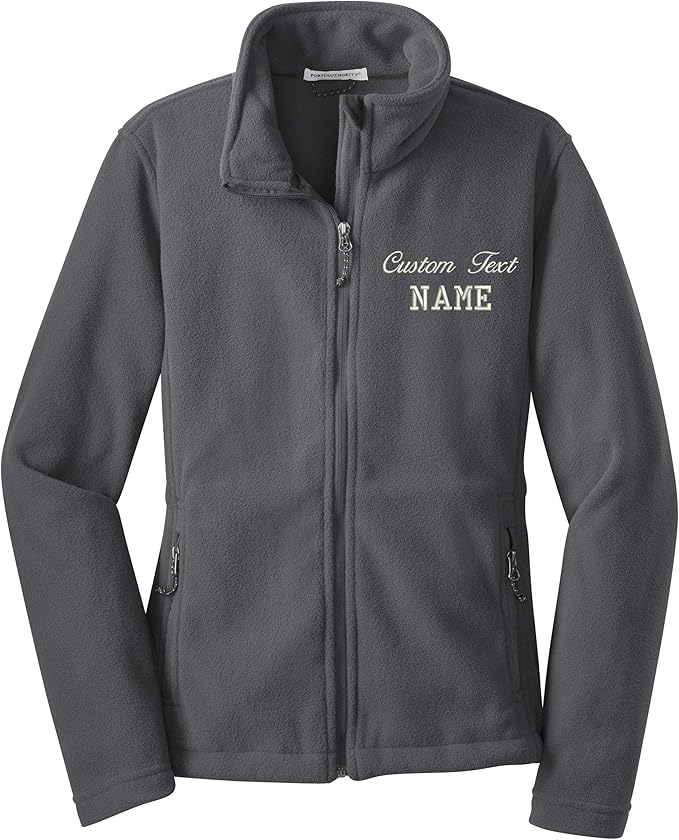 INK STITCH Women L217 Custom Stitching Embroidery Fleece Jackets - Multicolors