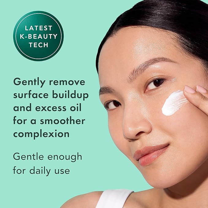 Rael Face Wash, Miracle Clear – Gentle Exfoliating Cleanser with Succinic Acid & Minerals, Korean Skin Care (5 fl oz)