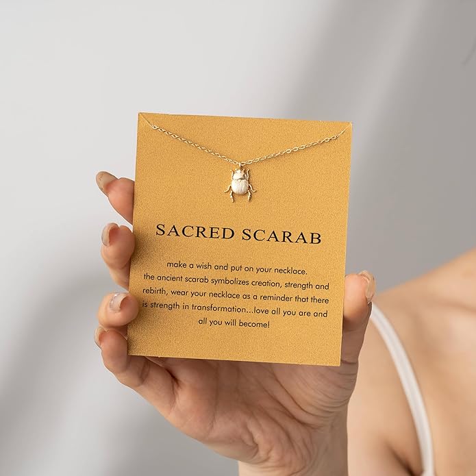 Baydurcan Dainty Gold Necklace for women - 14K Gold Plated Pendant Necklaces Gifts for Friends Sister Mother, Birthday, Christmas, Graduation, Inspirational Gifts
