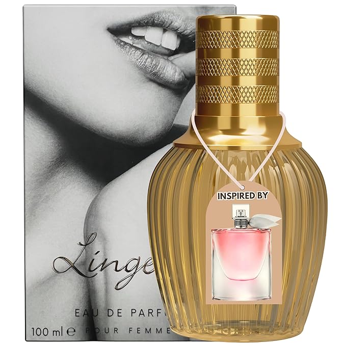 Lingerie Perfume for Women – INSPIRED by A WORLD RENOWED WOMEN'S PERFUME – Pear, Iris, Vanilla, Patchouli – Sweet, Floral, Feminine, Long-Lasting Eau De Parfum 100ml (3.4 fl oz)