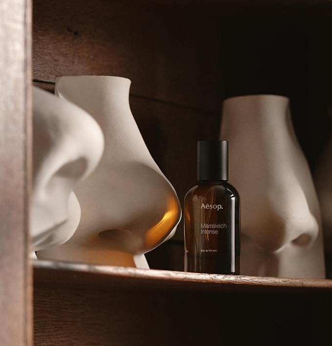 Aesop Marrakech Intense Eau de Parfum | Clove, Sandalwood, and Cardamom Scent | Woody, Spicy, and Floral Aroma | Unisex | 1.6 fl oz
