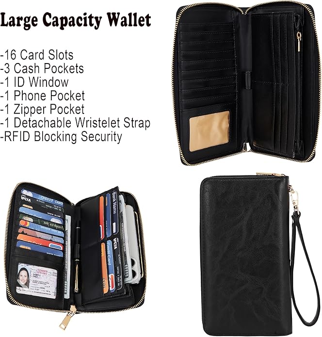Women's Hobo Handbags Crossbody Bags Ladies Tote Shoulder Bags Purses and Wallet Set 2pcs