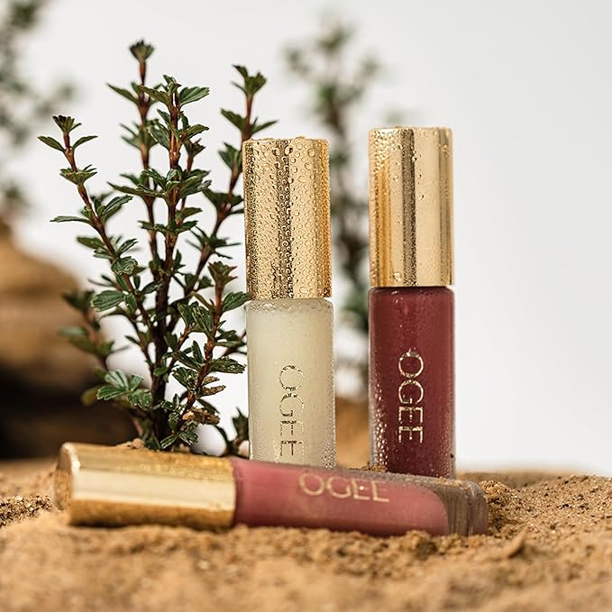 Ogee Beyond Clean Lip Gloss - Certified Organic Lip Gloss for Women - Effortlessly Plump, Hydrate & Add High-Shine Color, Thistle - Sheer Vibrant Pink