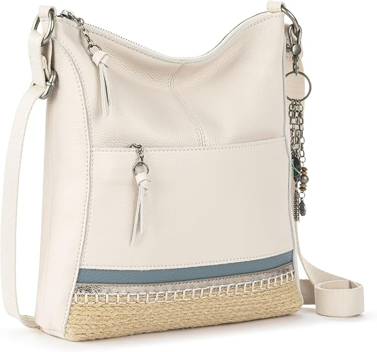 The Sak Lucia Crossbody Bag in Leather, Convertible Purse with Adjustable Strap
