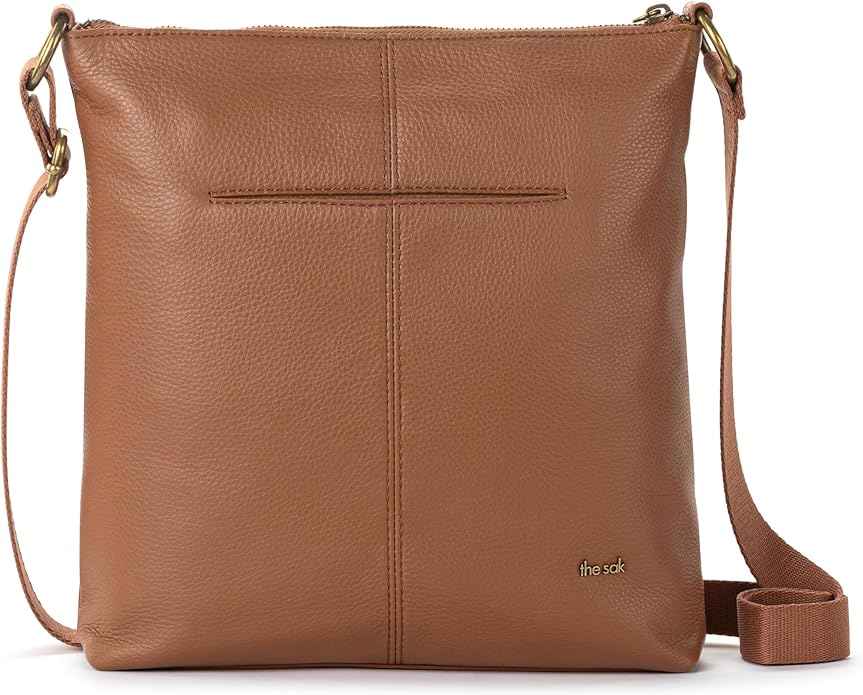 The Sak Lucia Crossbody Bag in Leather, Convertible Purse with Adjustable Strap