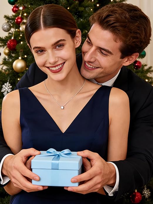 PROSILVER 925 Sterling Silver Necklace for Women | Dainty Delicate Adjustable Choker with Heart/Star/Moon/Vertical Bar Pendant, Hypoallergenic Tarnish Resistant Everyday Jewelry Gift for Her