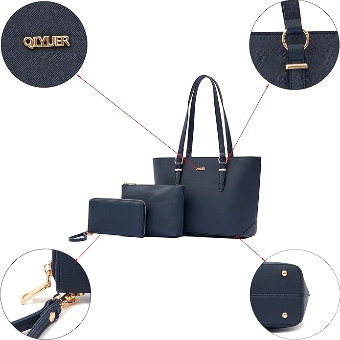Purses And Wallets Set For Women Work Tote Satchel Handbags Shoulder Bag Top Handle Totes Purse With Matching Wallet