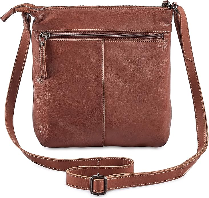 Real Leather Purse for Women Crossbody Bag Travel Shoulder Handbag Small Vintage Pocketbook | Real Leather, Travel, Shoulder, Small, Vintage