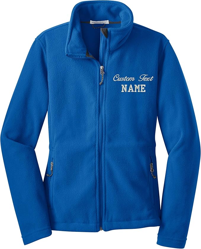 INK STITCH Women L217 Custom Stitching Embroidery Fleece Jackets - Multicolors