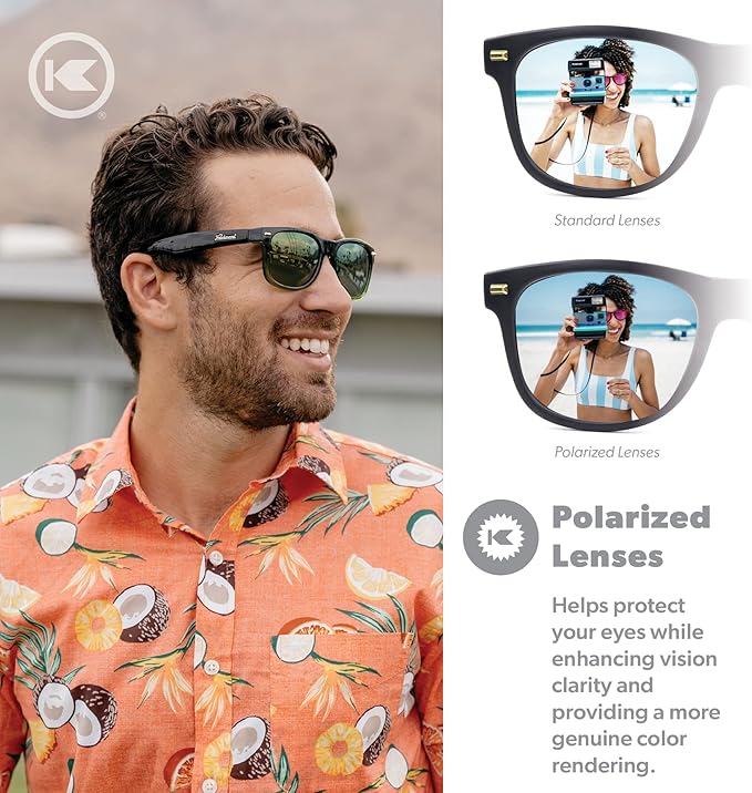 Knockaround Fort Knocks Polarized Sunglasses for Men & Women - UV400 Protection