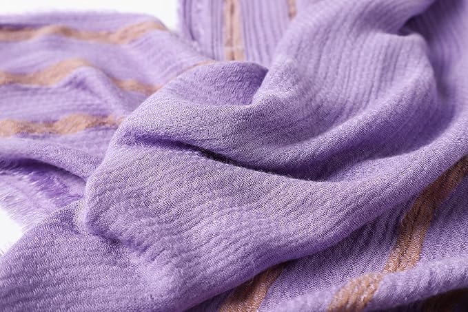 WINCESS.YU Women Gradient Scarf Long Shawls and Wraps Fashion Plain Pashmina Formal Scarf