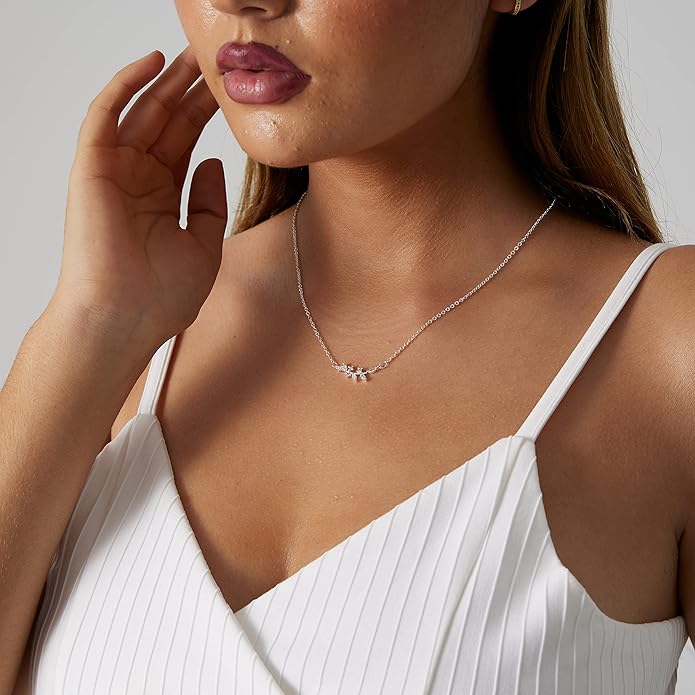 MIDEEO 14K Gold Leaf Pendant Necklaces for Women Dainty Sun Coin Choker Medallion Moon Star Necklace Minimalist Jewelry