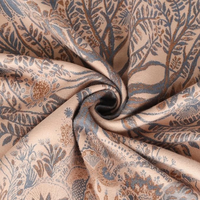 EXTREE Scarfs for Women Pashmina Silky Shawl Wrap for Evening Dressing Blanket Open Front Poncho Cape